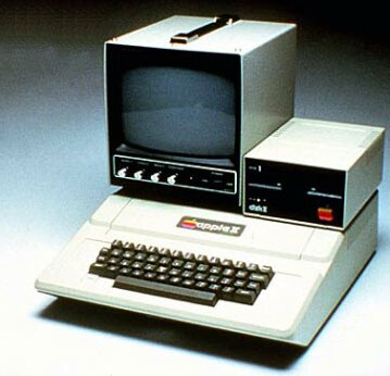 Apple II con una unidad de disco