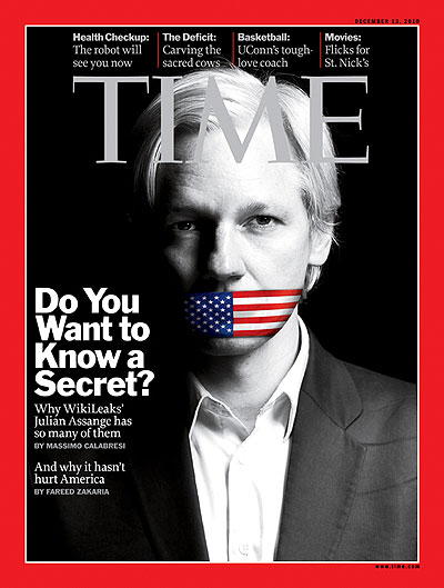 Portada de la revista Time del 13 de diciembre de 2010