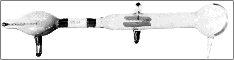 Tubo empleado por J.J. Thomson in 1897 en sus experimentos