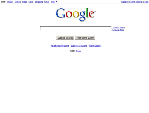 Google en 2009