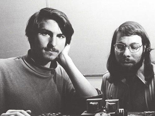 Steve Jobs y Stephen Wozniak en 1976