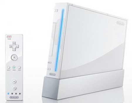 Consola Wii con el mando Wii Remote