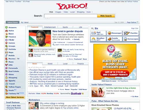 Yahoo en 2009