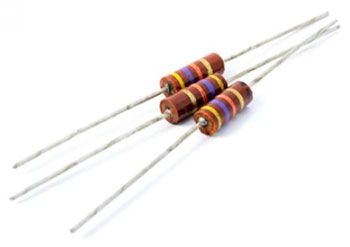 Componentes con cable axial