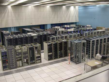 Centro de computación del CERN, alrededor de 2008