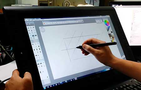 Tablero gráfico con visualización