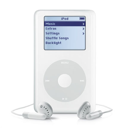 iPod 20GB con auriculares
