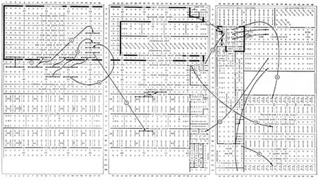 Diagrama con un diseño de cableado