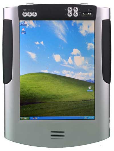 Vista frontal de un TabletPC